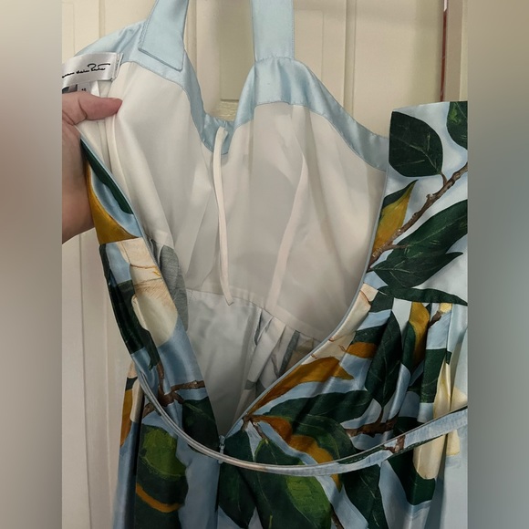 Oscar de la Renta mikado tablescape dress size 10 NWOT - Picture 8 of 11